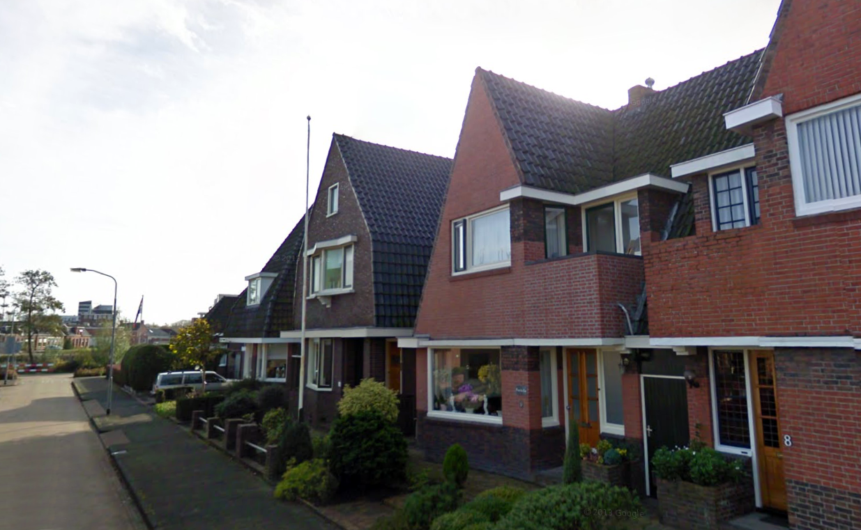 De Cornelis Houtmanstraat in Delfzijl