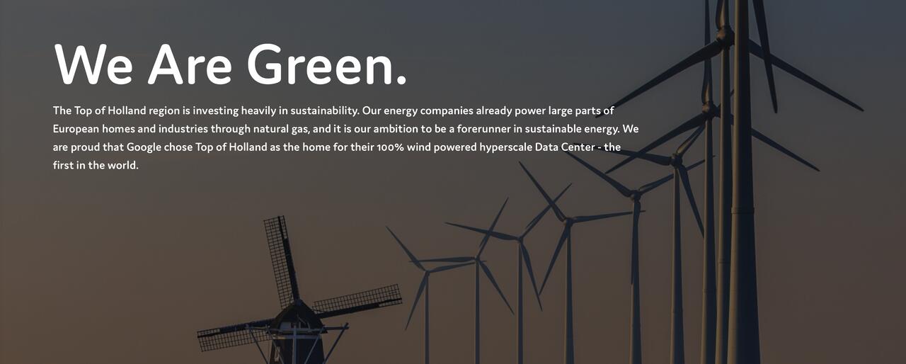 We Are Green: Het stopcontact van Europa. Wind, stoom, water, geothermie, zon en groene chemie.
